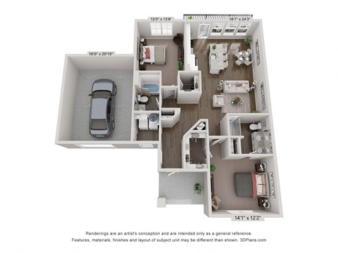 bedroom floor plan | the edge at 450